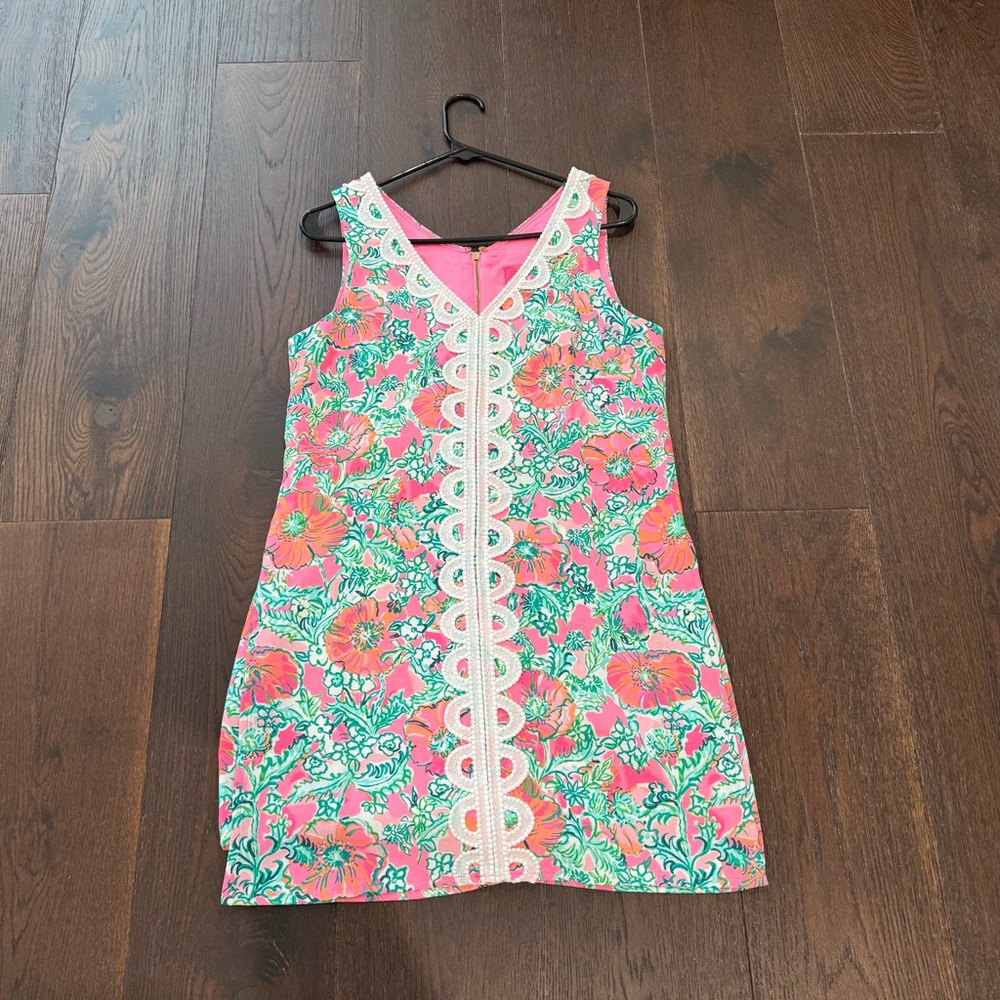 NWT Lilly Pulitzer RONNIE V-NECK ROMPER Perfect Poppy Size 6